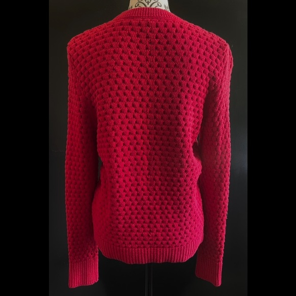Vintage Victoria’s Secret Cable Knit Red Sweater Size Small - Picture 6 of 7